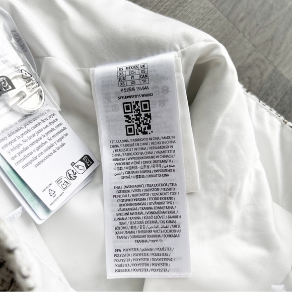 Guess white tweed/boucle mini skirt - Picture 13 of 13